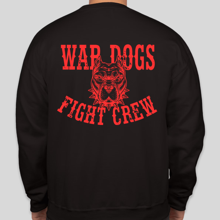 War Dogs Fight Crew Crewneck